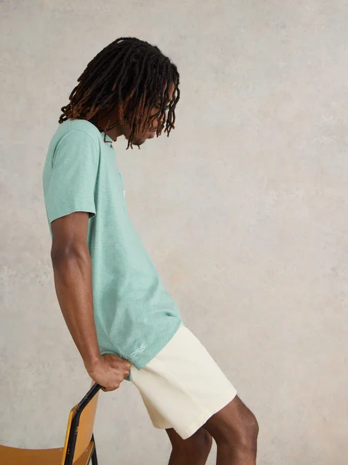 T-Shirt mit Haiprint - Mint Green - XXXL Bild 2