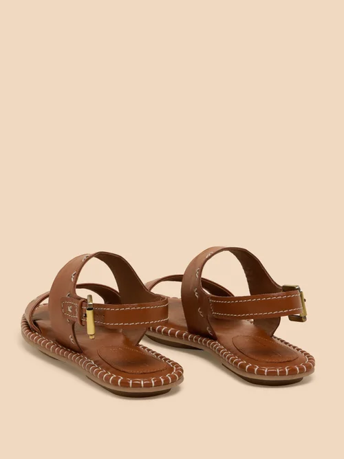 Sweetpea Ledersandalen - Mid Tan - 37 Bild 3