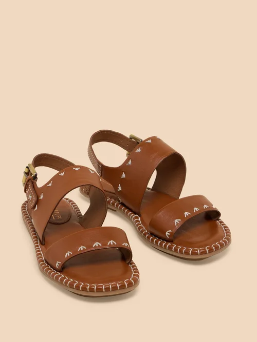 Sweetpea Ledersandalen - Mid Tan - 37 Bild 2