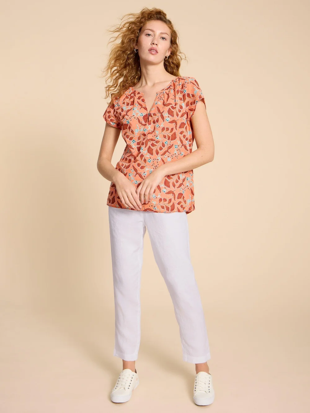 Rowena Leinenhose - Bril White - 52/R Bild 1
