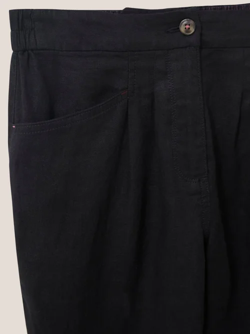 Rowena Leinenhose - Pure Blk - 52/R Bild 2