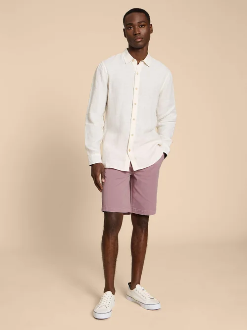 Chino-Shorts aus Bio-Baumwolle - Dus Pink - 40/R Bild 1