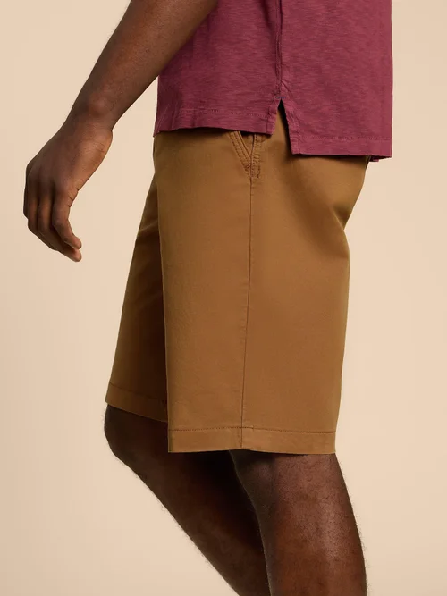Chino-Shorts aus Bio-Baumwolle - Mid Brown - 38/R Bild 2