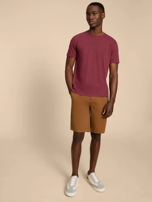 Chino-Shorts aus Bio-Baumwolle - Mid Brown - 38/R Bild 1