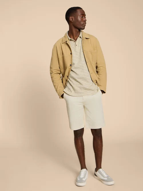 Chino-Shorts aus Bio-Baumwolle - Nat White - 32/R Bild 2