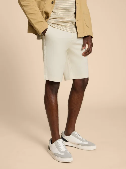 Chino-Shorts aus Bio-Baumwolle - Nat White - 32/R Bild 1