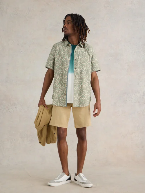 Hemd mit Fischschwarmmotiv - Mint Green - XXXL Bild 3