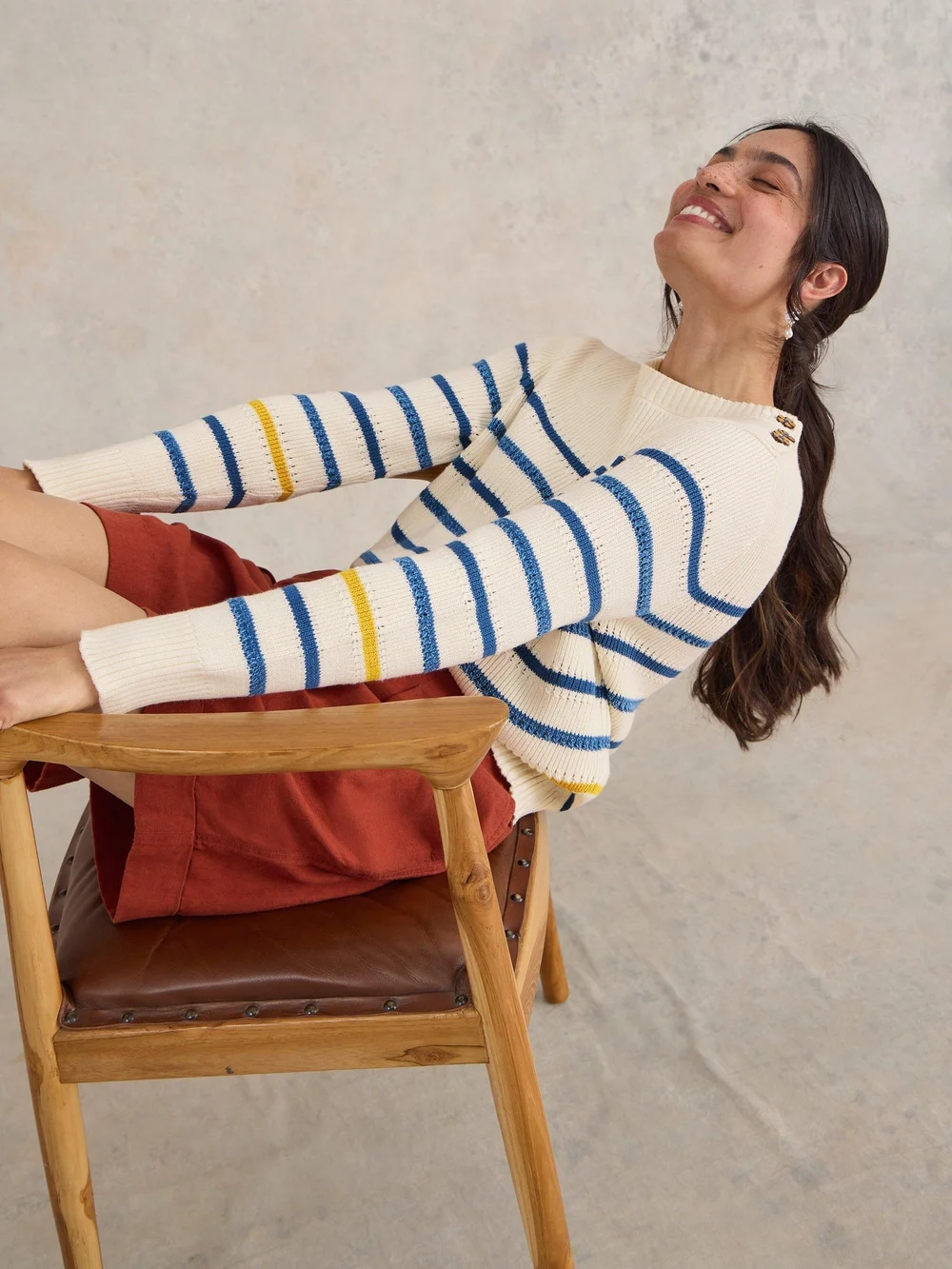Gestreifter Pullover Ellie - Nat Mlt - 52 Bild 1