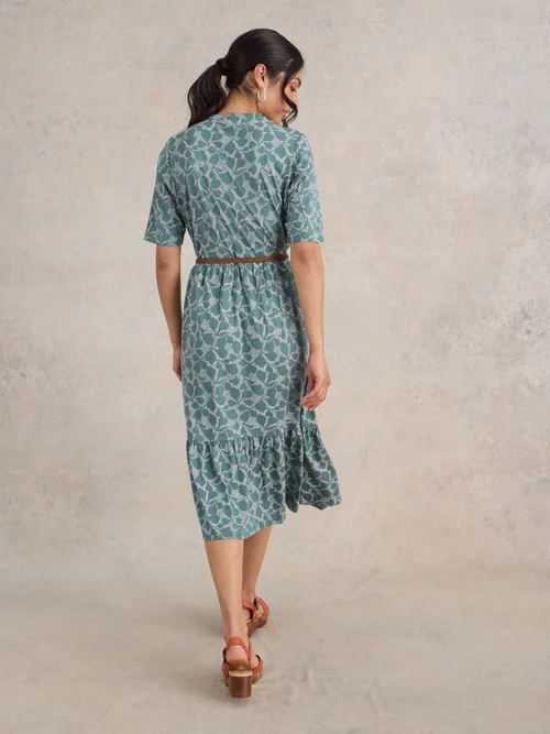 Jerseykleid Naya - Green Pr - 52/R Bild 4