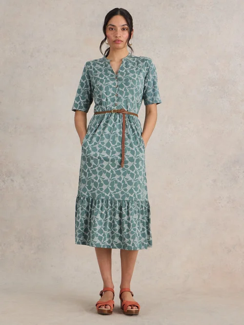 Jerseykleid Naya - Green Pr - 52/R Bild 2