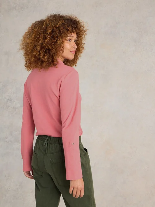 Bluse Annie aus Bio-Baumwolle - Dus Pink - 52 Bild 4
