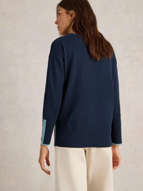 Pullover Olive - Fr Navy - 46 Bild 4