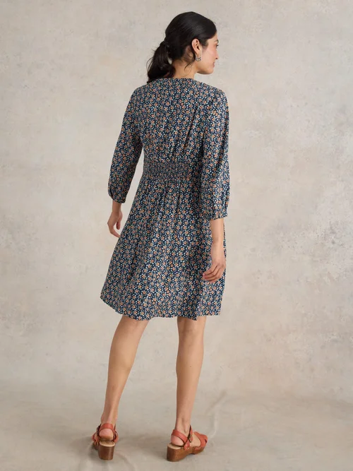 Kleid Frances - Navy Pr - 52 Bild 4