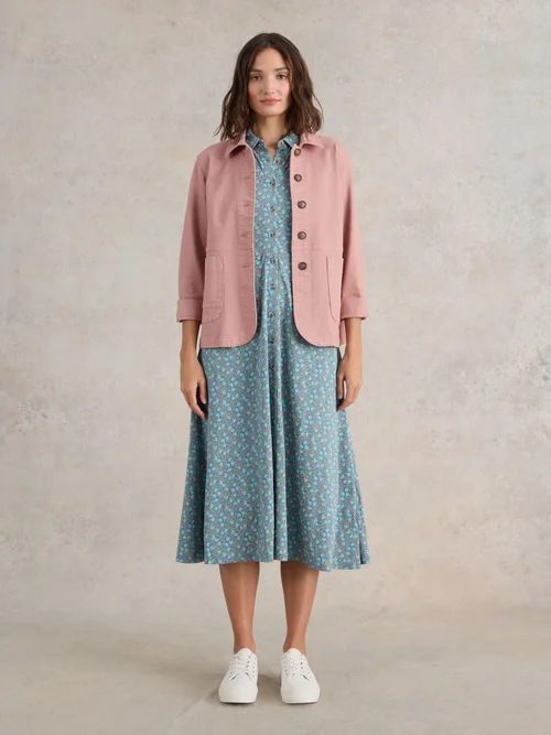 Blusenkleid Rua aus Jersey - Teal Pr - 52/R Bild 2