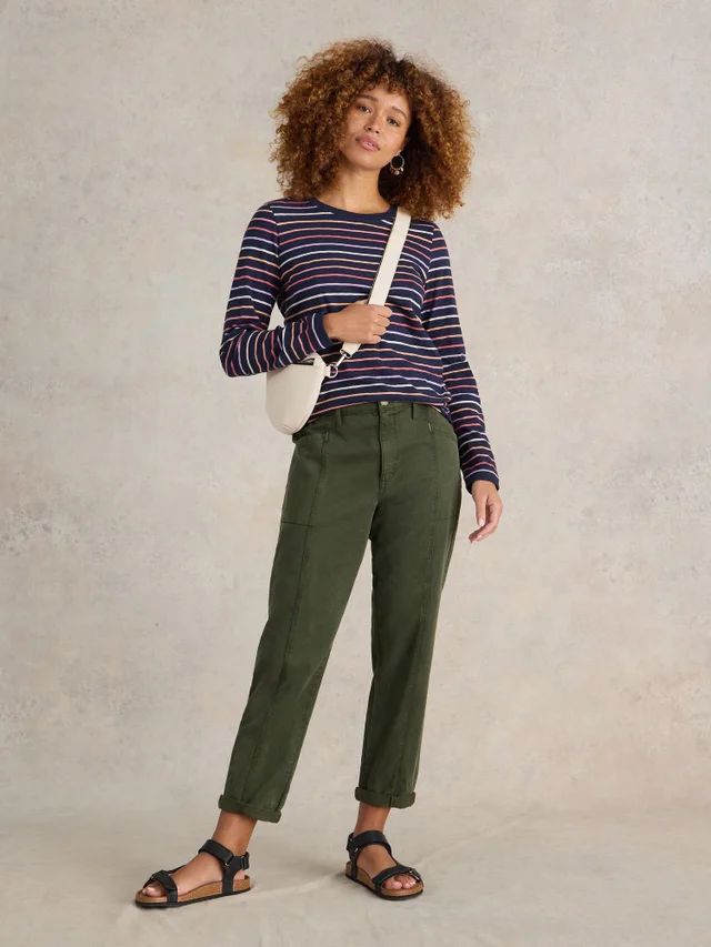 Gestreiftes Langarmshirt Clara