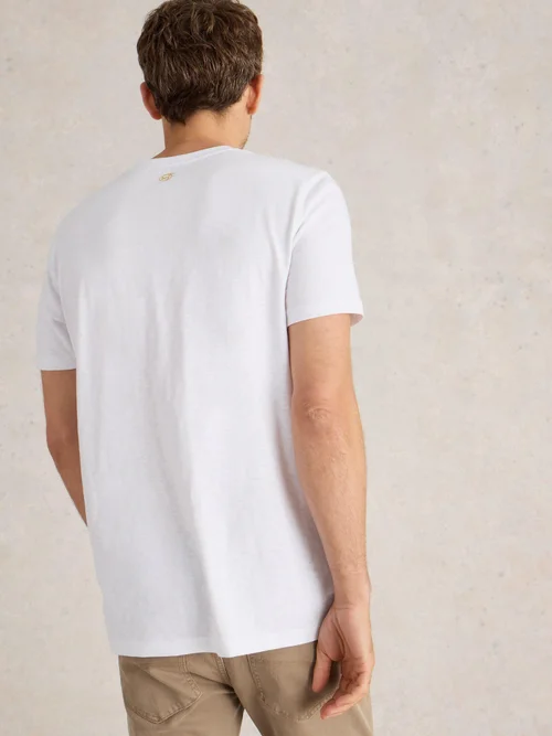 T-Shirt mit Baumprint - Ivory Pr - XXXL Bild 4