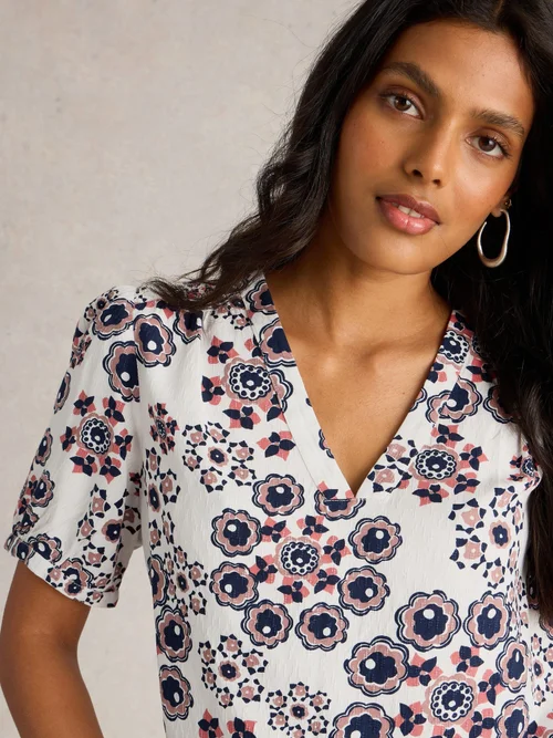Bluse Elisa - Ivory Pr - 52 Bild 3