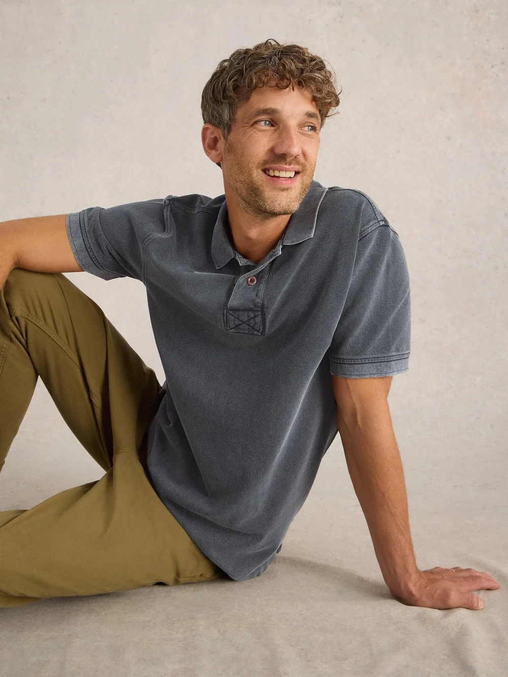 Utility Polohemd - Washed Blk - XXL Bild 1