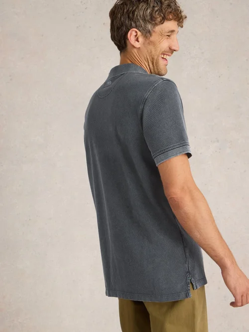 Utility Polohemd - Washed Blk - XXL Bild 4