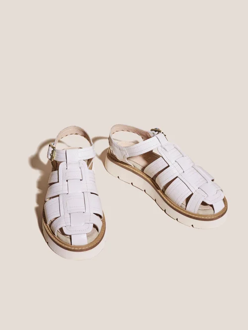 Riemensandalen mit Profilsohle - Lgt Nat - 41 Bild 4
