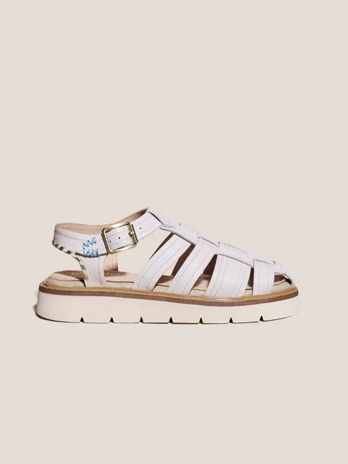 Riemensandalen mit Profilsohle - Lgt Nat - 41 Bild 2