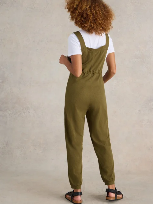 Latzhose Daphne aus Jersey - Khaki Grn - 52 Bild 4