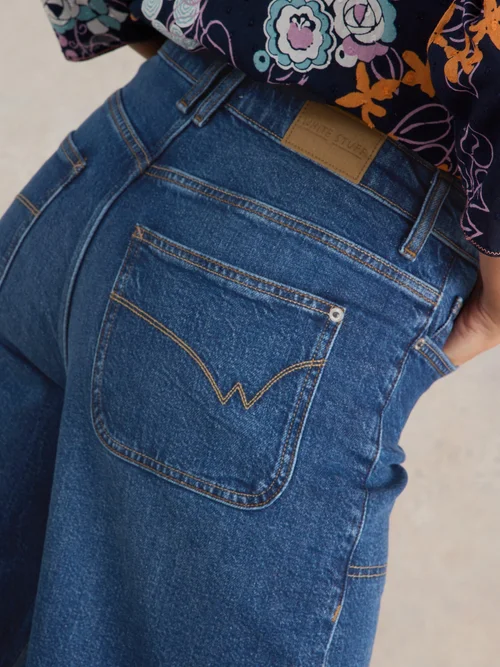 Tia 7/8-Jeans mit weitem Bein - Dk Denim - 52/R Bild 3