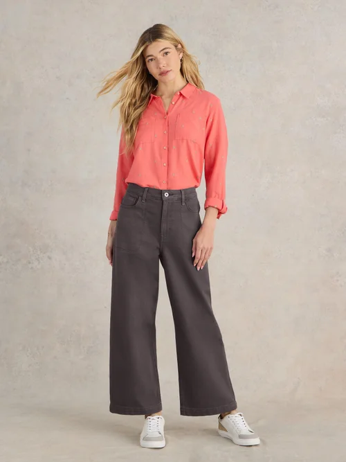 Tia 7/8-Jeans mit weitem Bein - Dus Purple - 52/S Bild 2