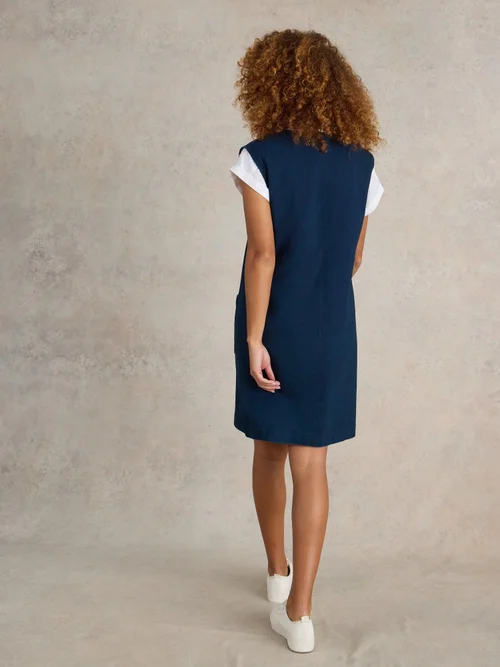 Trägerkleid Maple aus Jersey - Mid Denim - 50 Bild 4