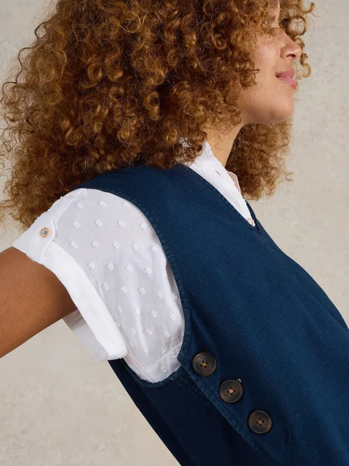 Trägerkleid Maple aus Jersey - Mid Denim - 52 Bild 3