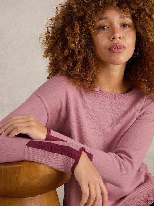 Pullover Olive - Dus Pink - 50 Bild 3