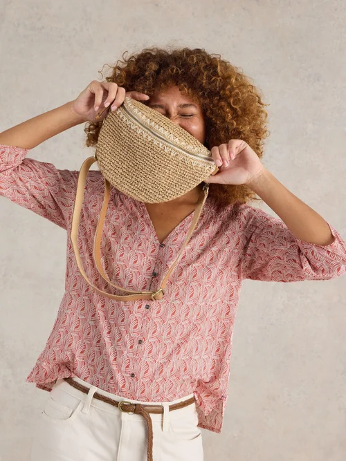 Rae Bluse aus Bio-Baumwolle - Pink Mlt - 52 Bild 1