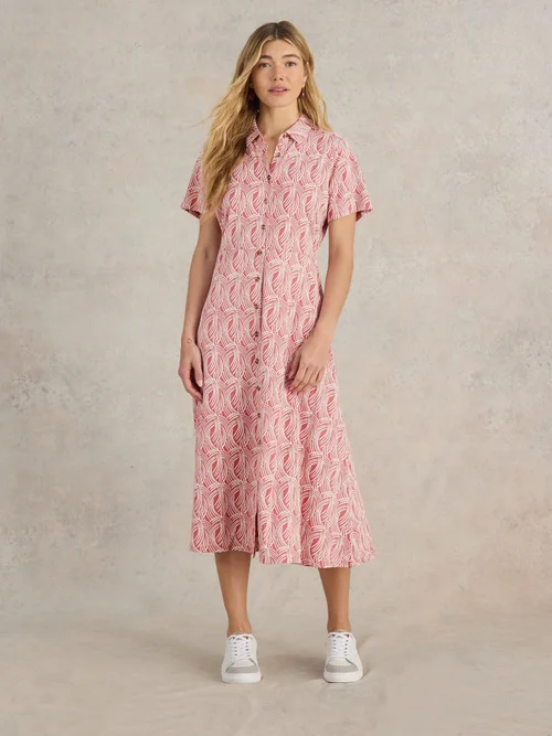 Blusenkleid Rua aus Jersey - Pink Mlt - 52/R Bild 2
