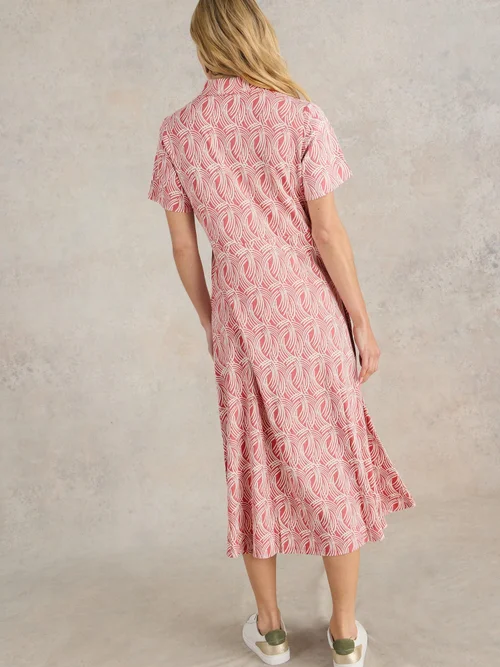 Blusenkleid Rua aus Jersey - Pink Mlt - 52/R Bild 4