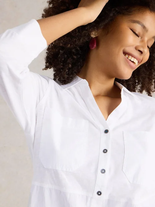 Lange Bluse Missy - Nat White - 50 Bild 3