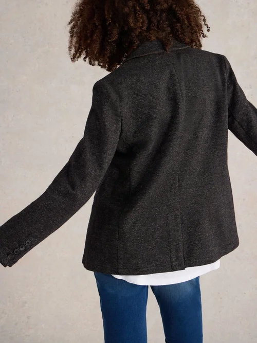 Jerseyblazer Evelyn - Grey Mlt - 46 Bild 4