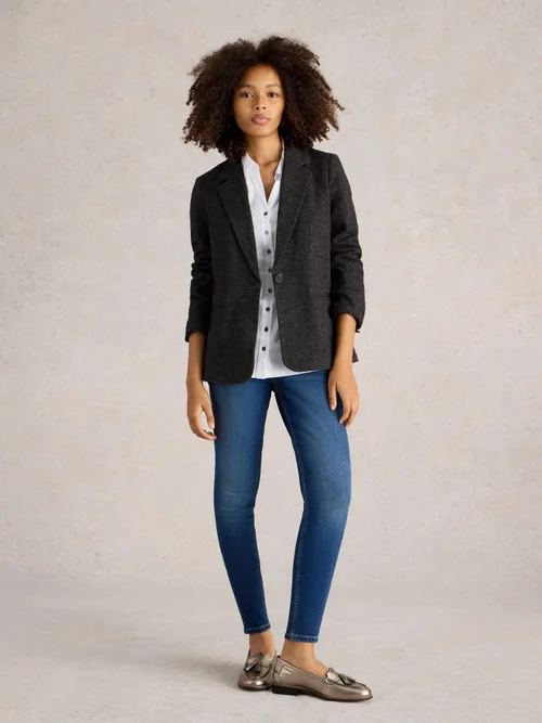 Jerseyblazer Evelyn - Grey Mlt - 46 Bild 2