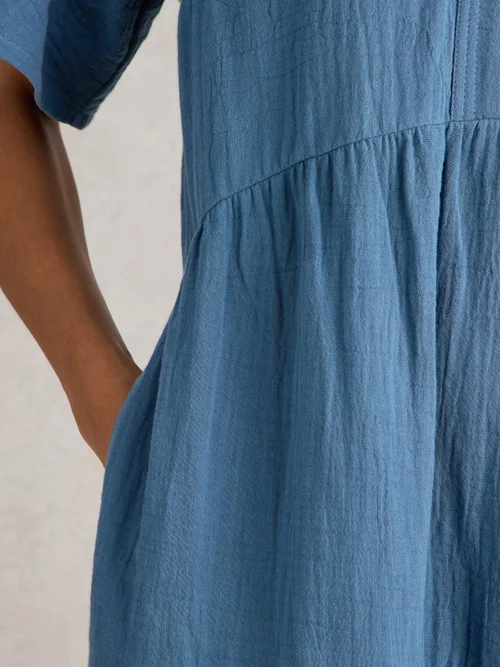 Kleid Sophia aus Bio-Baumwolle - Dus Blue - 52 Bild 3