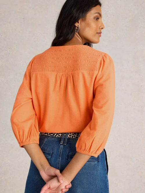 Bluse Daniella - Mid Orange - 52 Bild 4