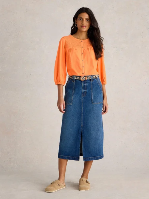 Bluse Daniella - Mid Orange - 52 Bild 2