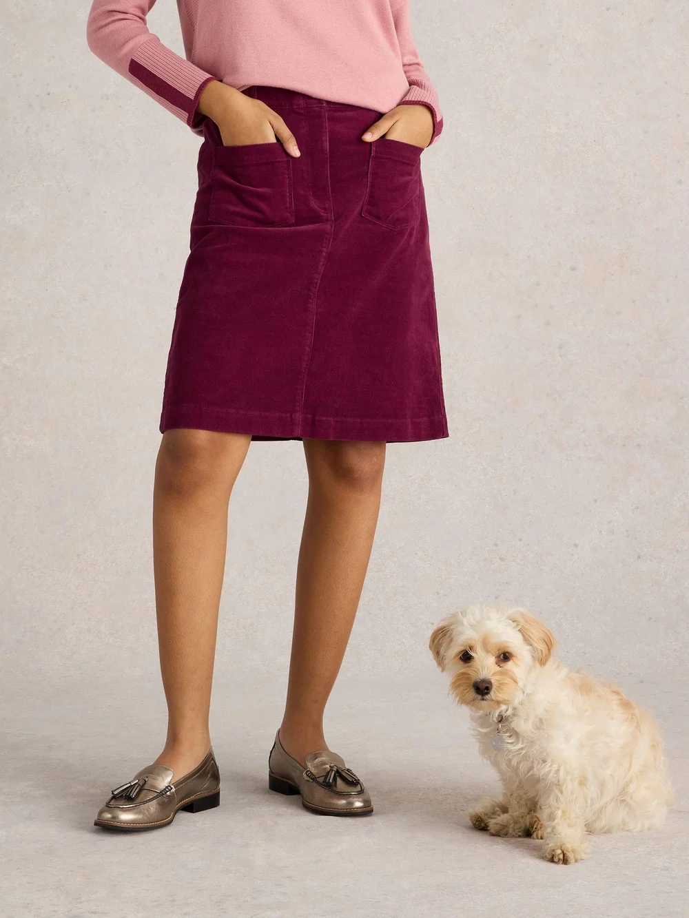 Melody Bio-Cordrock - Deep Red - 52 Bild 1