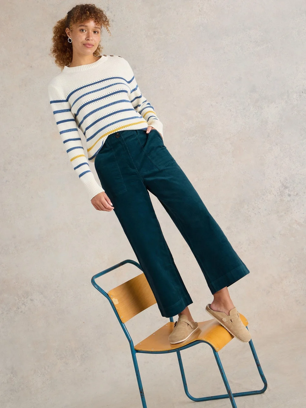 Kordculotte Romy - Dk Teal - 52/R Bild 1