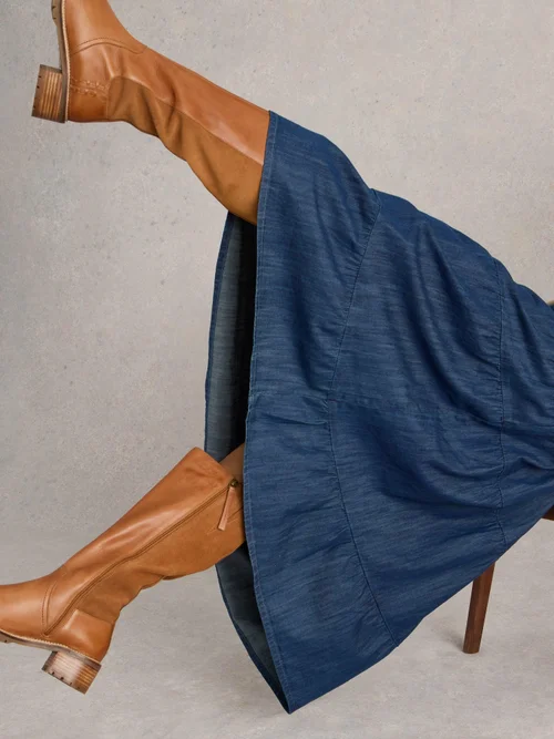 Gestufter Jeansrock Jenna - Dark Navy - 52 Bild 3