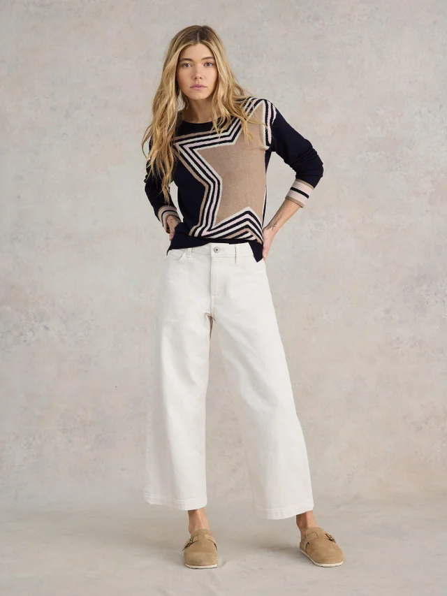 City Pullover mit Sternmotiv