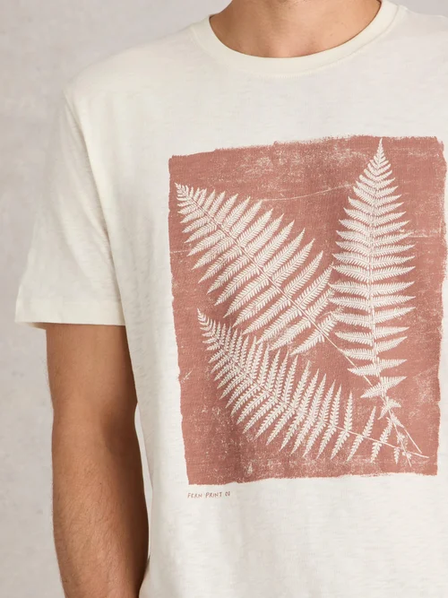 T-Shirt mit Farnmotiv - Nat Pr - XXXL Bild 3