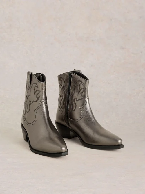 Beau Westernstiefel - Pewter Met - 41 Bild 4