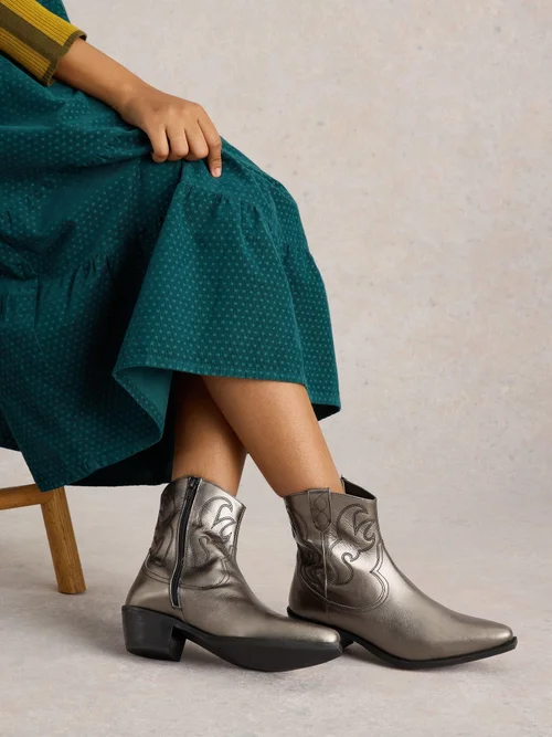 Beau Westernstiefel - Pewter Met - 41 Bild 2