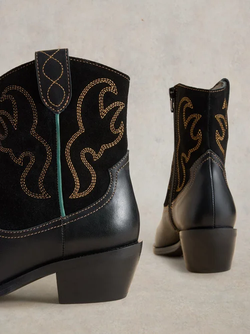 Beau Westernstiefel - Pure Blk - 39 Bild 4