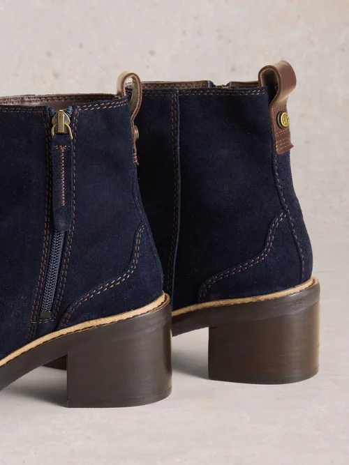 Stiefel Cleo mit Blockabsatz - Dark Navy - 39 Bild 4