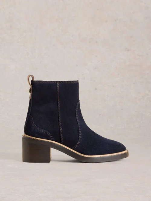 Stiefel Cleo mit Blockabsatz - Dark Navy - 39 Bild 1